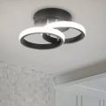 Lampa Sufitiowa Kinkiet OKRĄGŁA 18W CZARNA - BARWA NEUTRALNA.jpg
