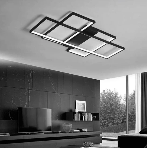 Lampa Led ring 123W czarna + Pilot.jpg