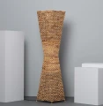 Lampa podłogowa Bije 2xE27 włókna naturalne.png