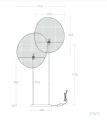 Lampa podłogowa Elliptica 2xE27 matal/tkanina.png