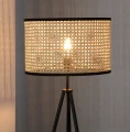 Lampa podłogowa Huela E27 ratan.png
