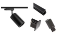 Zestaw 4 lampy 3-Fazowe czarne PARMA 3F + 2m szyna