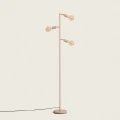 Lampa Podłogowa z Metalu 3-pkt Aratz karmelowy.jpg